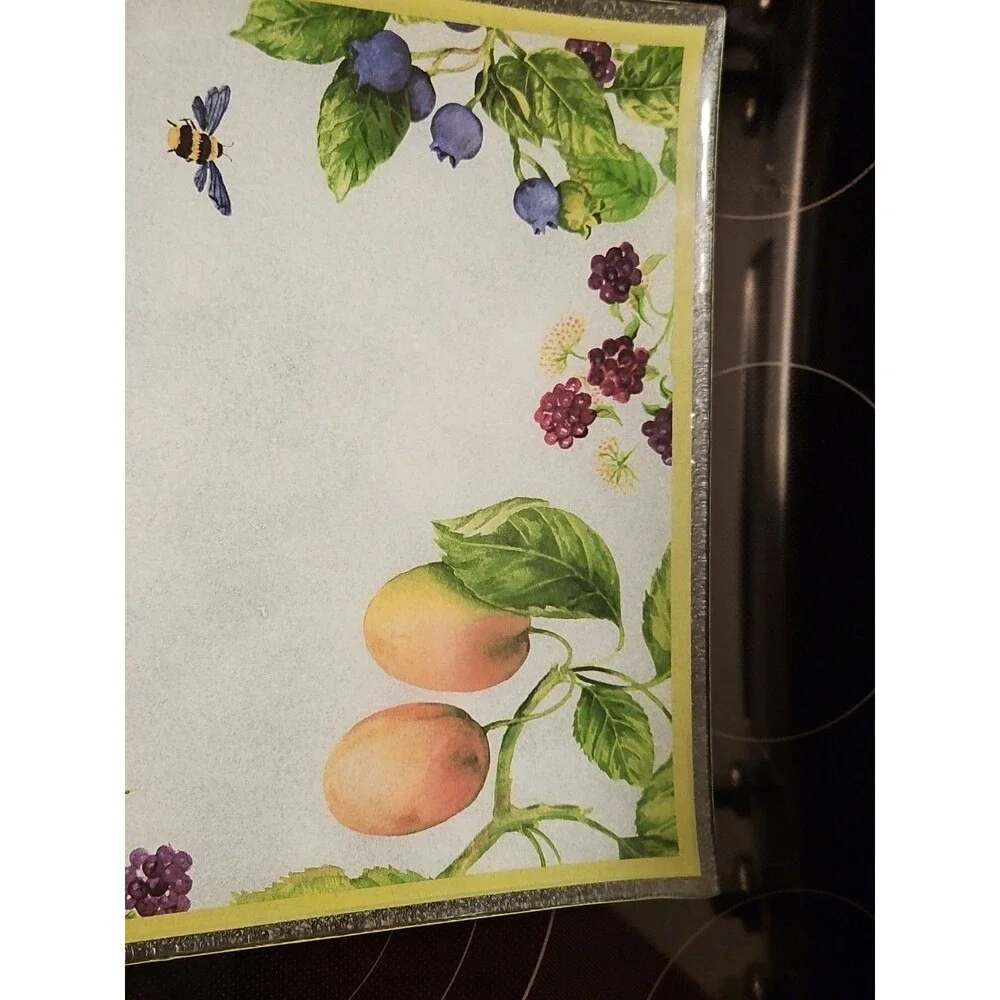 Gorham Fall Orchard Fused Art Glass 13.75